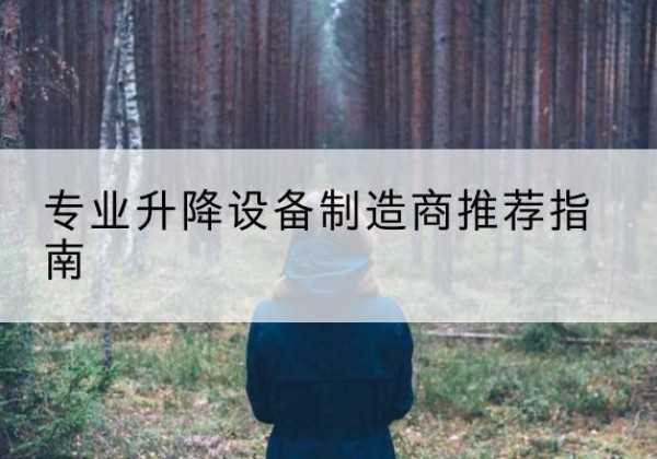 桃城电动剪叉升降平台厂家-专业升降设备制造商推荐指南